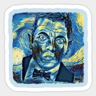 Mr. Bean Van Gogh Style Sticker